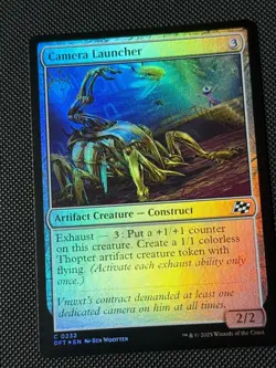 Camera Launcher - 232 - Foil - DFT - NM - MTG Magic the Gathering - Image 1