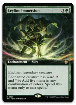 Leyline Immersion (Extended Art) #161 (NM) March of the Machine MAT Magic MTG - Image 1