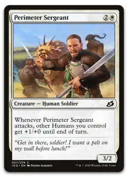 Perimeter Sergeant #27 (NM) Ikoria IKO Magic MTG - Image 1