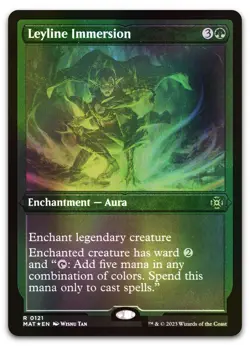 Leyline Immersion (Foil Etched) #121 (LP) March of the Machine MAT Magic MTG - Image 1
