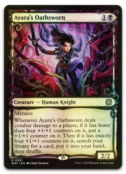 Ayara's Oathsworn (Showcase) #61 (Foil) (LP) March of the Machine MAT Magic MTG - Image 1