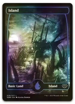 Island (270) #270 (Foil) (LP) Crimson Vow VOW Magic MTG - Image 1