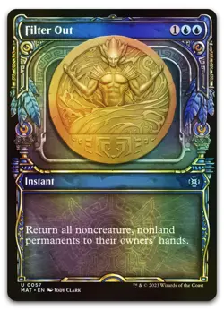 Filter Out (Showcase) #57 (Foil) (LP) March of the Machine MAT Magic MTG - Image 1