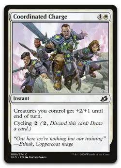 Coordinated Charge #6 (NM) Ikoria IKO Magic MTG - Image 1