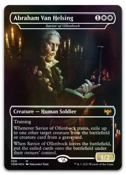 Abraham Van Helsing - Savior of Ollenbock #330 (Foil) LP Crimson Vow Magic MTG - Image 1
