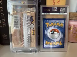 Fossil Pokemon Booster Pack 1st Edition PLUS Autographed PSA 8 Charizard - Image 2