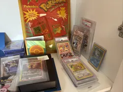 Fossil Pokemon Booster Pack 1st Edition PLUS Autographed PSA 8 Charizard - Image 3