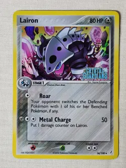 NM Lairon - Reverse Holo 36 Crystal Guardians Pokemon TCG - Image 1