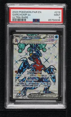 Garchomp ex Ultra Rare Pokemon Scarlet & Violet Paradox Rift (PAREN) PSA 9 MINT - Image 1