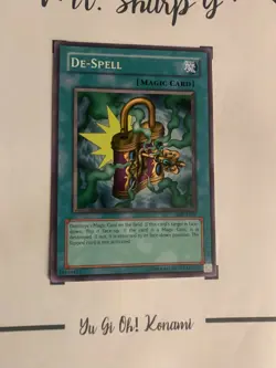 DE-SPELL - SDY-E027 ENGLISH Yu-Gi-Oh! CARD COMMON KONAMI STARTER DECK 2002** - Image 4