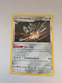 Pokemon - Klinklang 104/172 - NON HOLO RARE - Brilliant Stars - NM - Image 1