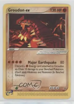 Groudon ex (Nintendo Power Magazine) Pokemon Black Star Promo #002 2002 - Image 1