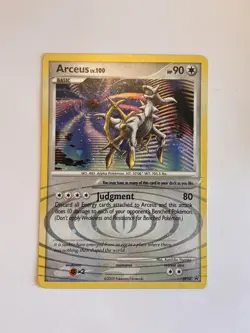 Arceus LV.100 Holo DP50 - Pokemon TCG Diamond and Pearl Promo- NM - RARE - SWIRL - Image 1
