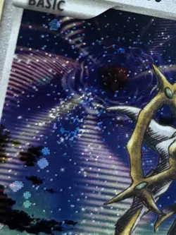 Arceus LV.100 Holo DP50 - Pokemon TCG Diamond and Pearl Promo- NM - RARE - SWIRL - Image 2