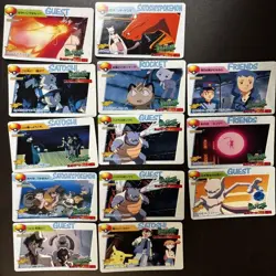 Lot of 13 Vintage Japanese CCG TCG Pokemon Carddass Anime Collection Card JAPAN - Image 1