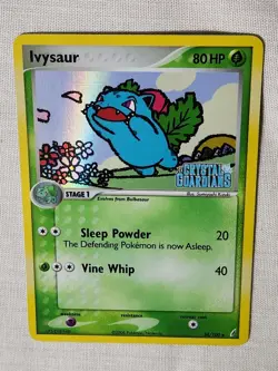 NM Ivysaur - Reverse Holo 34 Crystal Guardians Pokemon TCG - Image 3