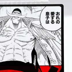 One Piece Edward Newgate Whitebeard Square Art Card TCG Promo Japan Anime Manga - Image 3