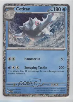 Cetitan Confetti Holo Pokemon McDonald's Collection Match Battle 2023 (M23EN) - Image 1