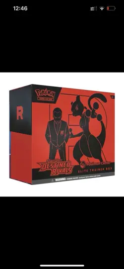 Pokemon Destined Rivals Pokemon Center Exclusive ETB Elite Trainer Box Sealed - Image 1