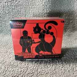 Pokemon Destined Rivals Pokemon Center Exclusive ETB Elite Trainer Box Sealed - Image 1