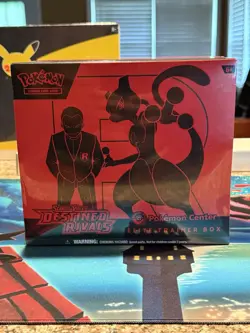 Pokemon Destined Rivals Pokemon Center Exclusive ETB Elite Trainer Box Sealed - Image 1
