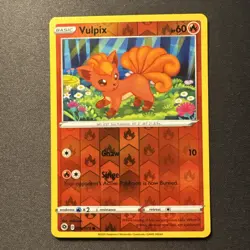 Pokemon Vulpix 006/073 Reverse Holo #2 Champion's Path NM - Image 1