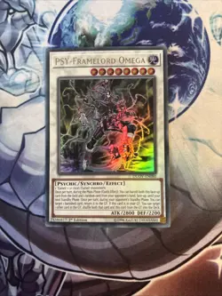 (YCL) Yugioh PSY-Framelord Omega DUOV-EN080 Ultra Rare 1st Edition VLP - Image 1