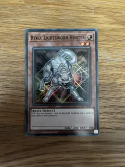 Ryko, Lightsworn Hunter LODT-EN022 Super Rare Unlimited Reprint Yugioh (PF) - Image 1