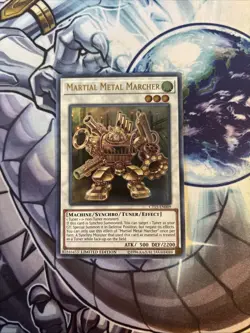 (YCL) Yugioh! Martial Metal Marcher CT15-EN009 Ultra Rare Limited Edition VLP - Image 1