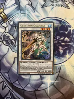 (YCL) Yugioh Crystron Quandax INOV-EN044 Ultra Rare 1st Ed VLP - Image 1