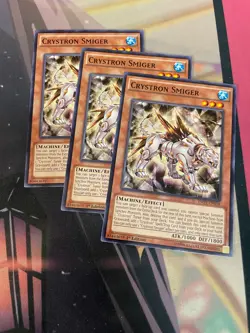 YUGIOH - CRYSTRON SMIGER X3 - COMMON - INOV - 1ST/UNL - NM - Image 1