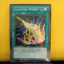 Yugioh Lightning Storm RA01-EN061 1st Edition Super Rare Holo - NM - Image 1