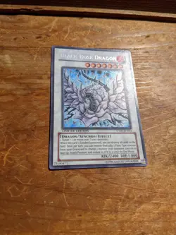 "Ghost Rare" Alter Art Black Rose Dragon CT05-EN003 1ST Secre Rare Yugioh U-V-Oh - Image 1