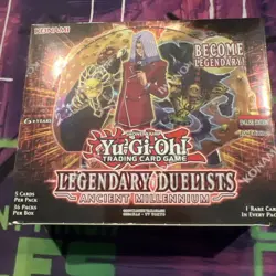 Yugioh Legendary Duelists Ancient Millennium Booster Box 1st Edition Sealed New - Image 1