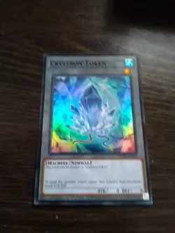Yugioh OTS Tournament Pack 28 OP28-EN027 Crystron Token NM - Image 1