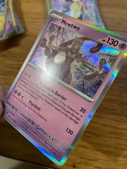 NEAR MINT! Mewtwo (150/165) Scarlet & Violet 151 Holo Rare Pokemon Card! - Image 4