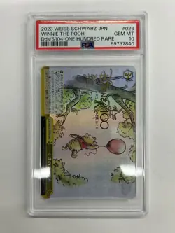 Weiss Schwarz Pooh Bear PSA10 Disney 100 Trading Card Rare Collectible - Image 1