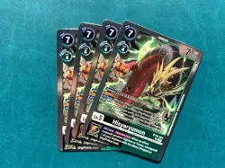 Hisyaryumon BT15-063 Playset Exceed Apocalypse Digimon Card x4 - Image 1