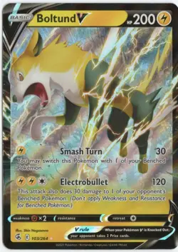 Boltund V 103/264 fusion strike holo full art Pokemon Card ultra rare TCG NM ⚡ - Image 1
