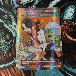 Professor Sycamore 114/114 Steam Seige NM Full Art Ultra Rare Pokemon Card MINT - Image 1