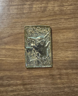Pikachu 1999 Pokemon 23K Gold-Plated Burger King Nintendo Promo Trading Card - Image 1