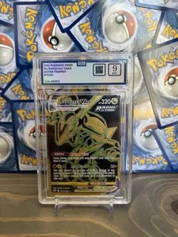 Rayquaza VMAX 320 Rapid Strike CGA 9 Graded Pokemon Card - Image 1