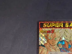 Dragon Ball Carddass 16th Edition No 0 Son Goku Family Prism Card Used - Image 3
