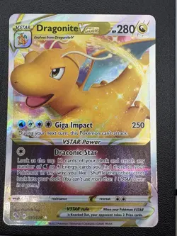 Dragonite Vstar 050/078 Pokemon GO Ultra Rare Holo Card Pokemon TCG NM - Image 1