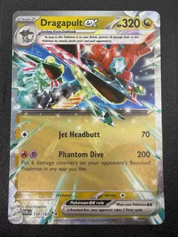 Dragapult Ex TWM 130/167 Twilight Masquerade Double Rare Holo Card Pokemon NM - Image 1