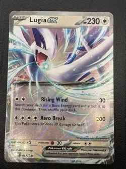 Lugia Ex 017/034 Combined Powers Premium Collection Card Pokemon TCG NM - Image 1