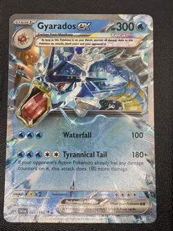 Gyarados Ex SVI 045/198 Scarlet Violet Base Double Rare Holo Card Pokemon TCG NM - Image 1
