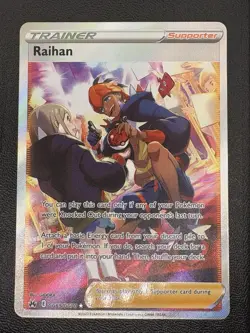 Raihan GG65/GG70 Crown Zenith Galarian Gallery Trainer Rare Card Pokemon TCG NM - Image 1