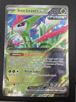 Iron Leaves Ex TEF 025/162 Temporal Forces Double Rare Holo Card Pokemon TCG NM - Image 1