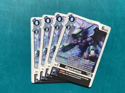 Gigadramon BT15-062 Playset Exceed Apocalypse Digimon Card x4 - Image 1